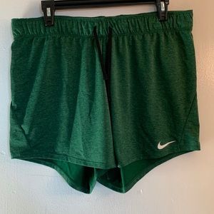 Nike • Size L • Green Running Shorts